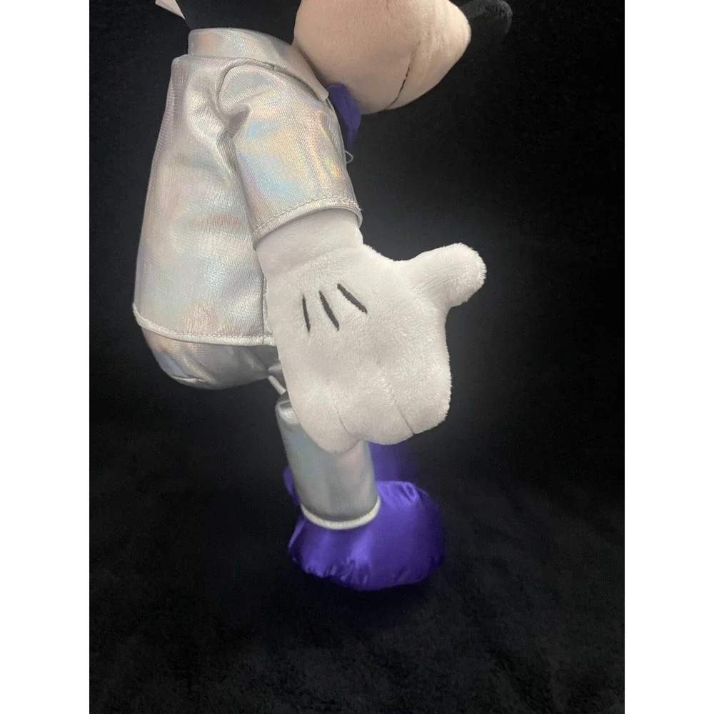 Disney 100 Years of Wonder Platinum Anniversary Mickey Mouse Plush Authentic NEW